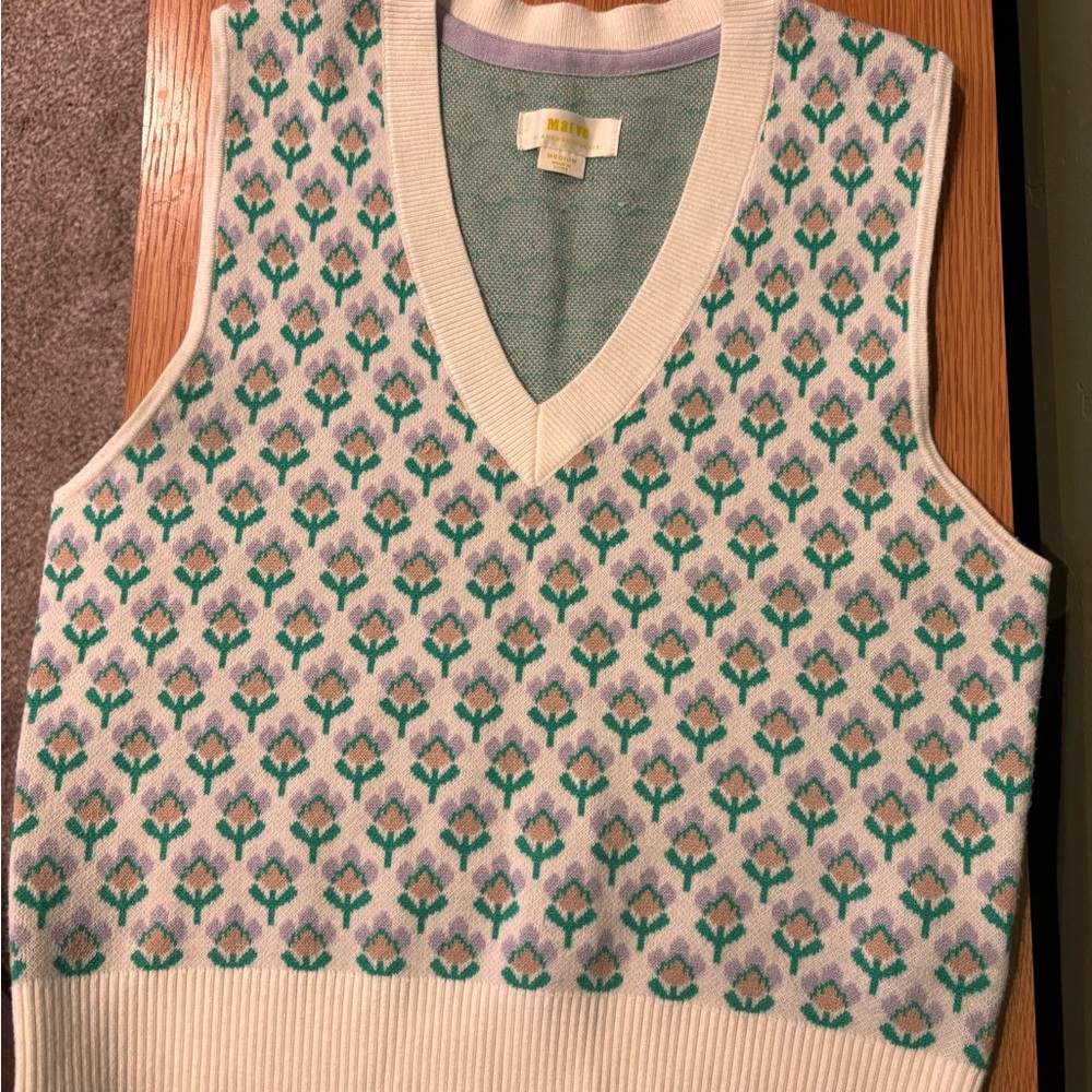 Maeve Anthropologie sweater vest - M